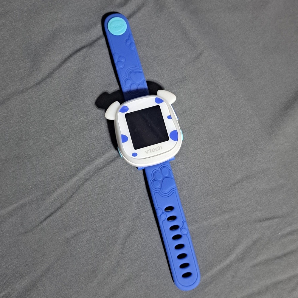 VTech‎ My First Kidi Smartwatch Kids Tells Time Reminders Routines Blue Puppy